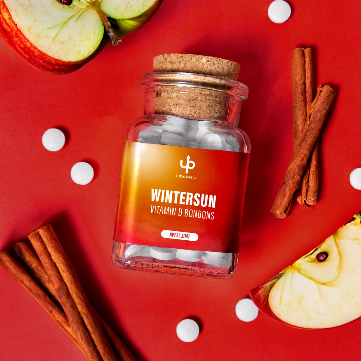 Wintersun Vitamin D-Bonbons Apfel-Zimt