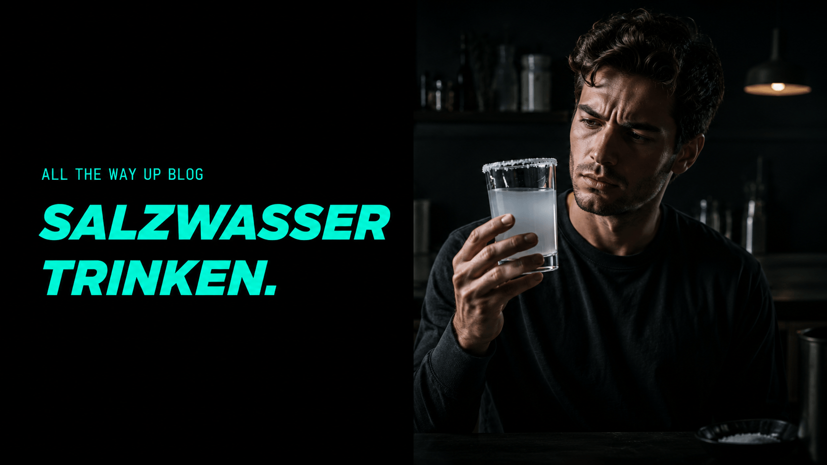 Salzwasser trinken: Risiken, Wirkung & bessere Alternative mit Elektrolyten