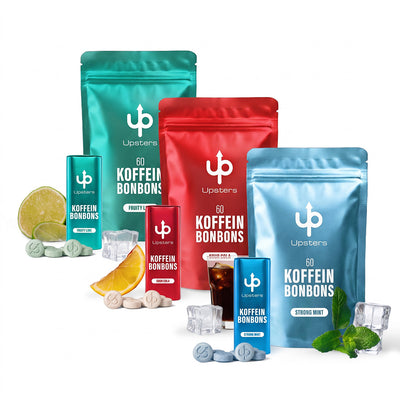 Koffeinbonbons: Alle 3 Sorten