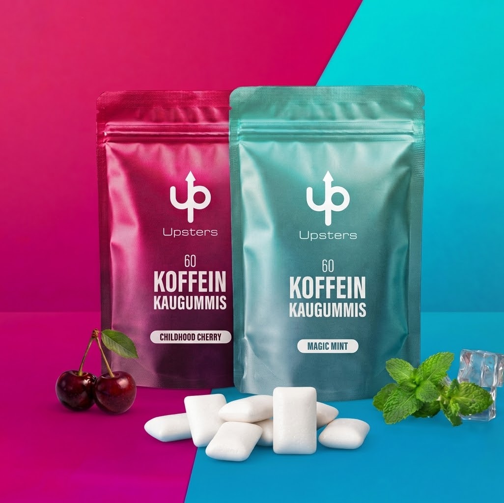 Koffeinkaugummi: Beide Sorten