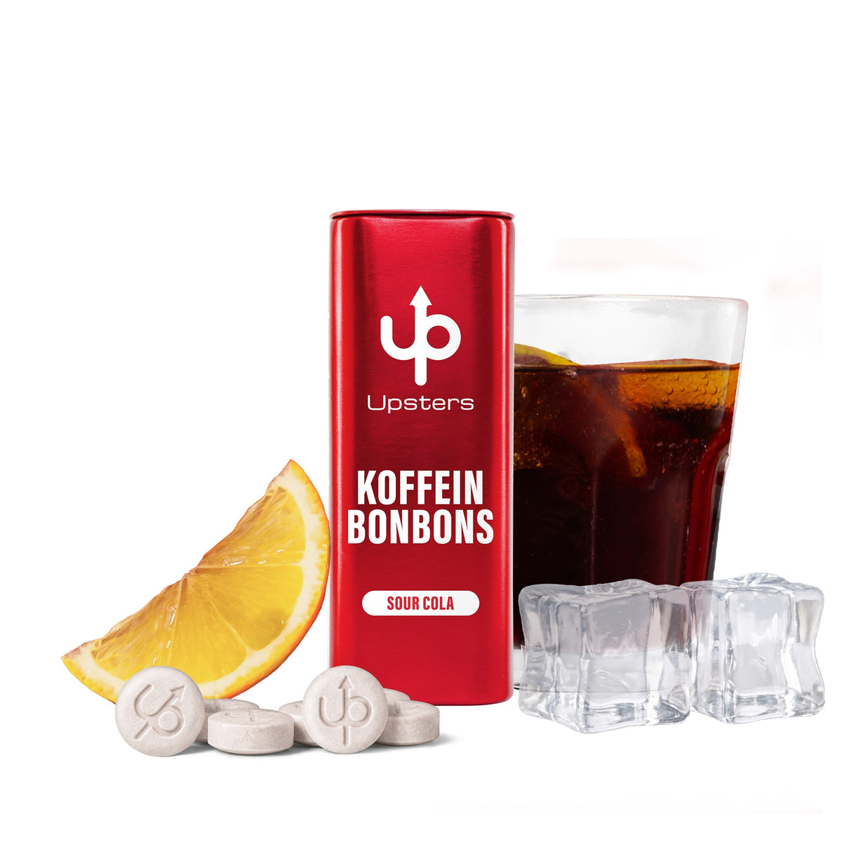 Koffeinbonbons Sour Cola